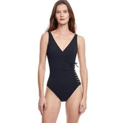 Maillot 1 Piece Encolure En V