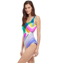 Maillot Une Pièce - Diagonal Dreams